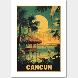 Cancun, Mexico, Travel Poster Posters and Art